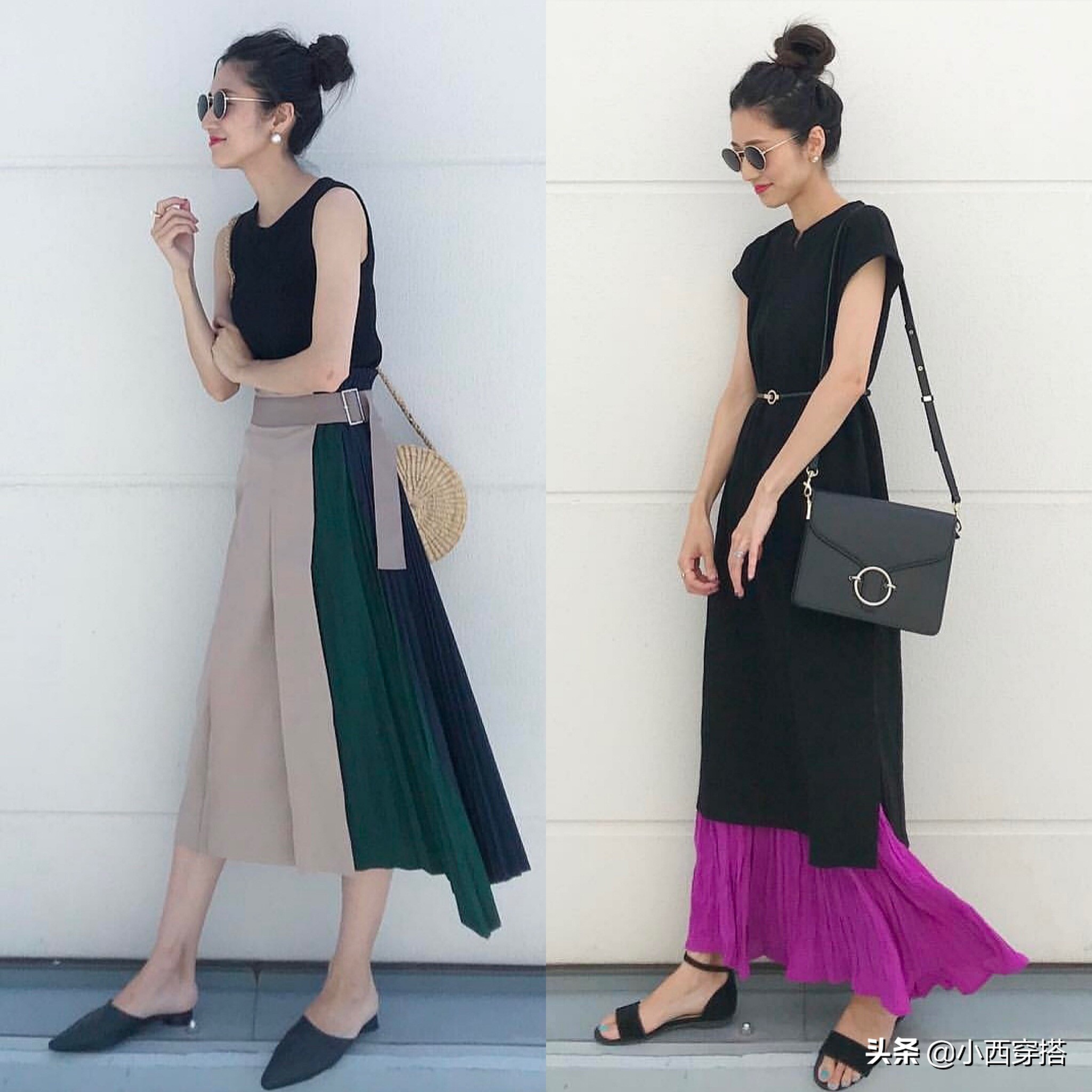 韩国穿搭ins时尚春夏穿搭,春夏季时髦穿搭
