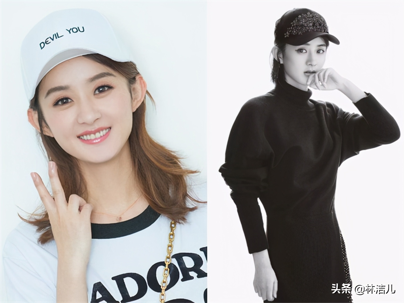 适合赵丽颖脸型的帽子,赵丽颖脸型适合戴的帽子