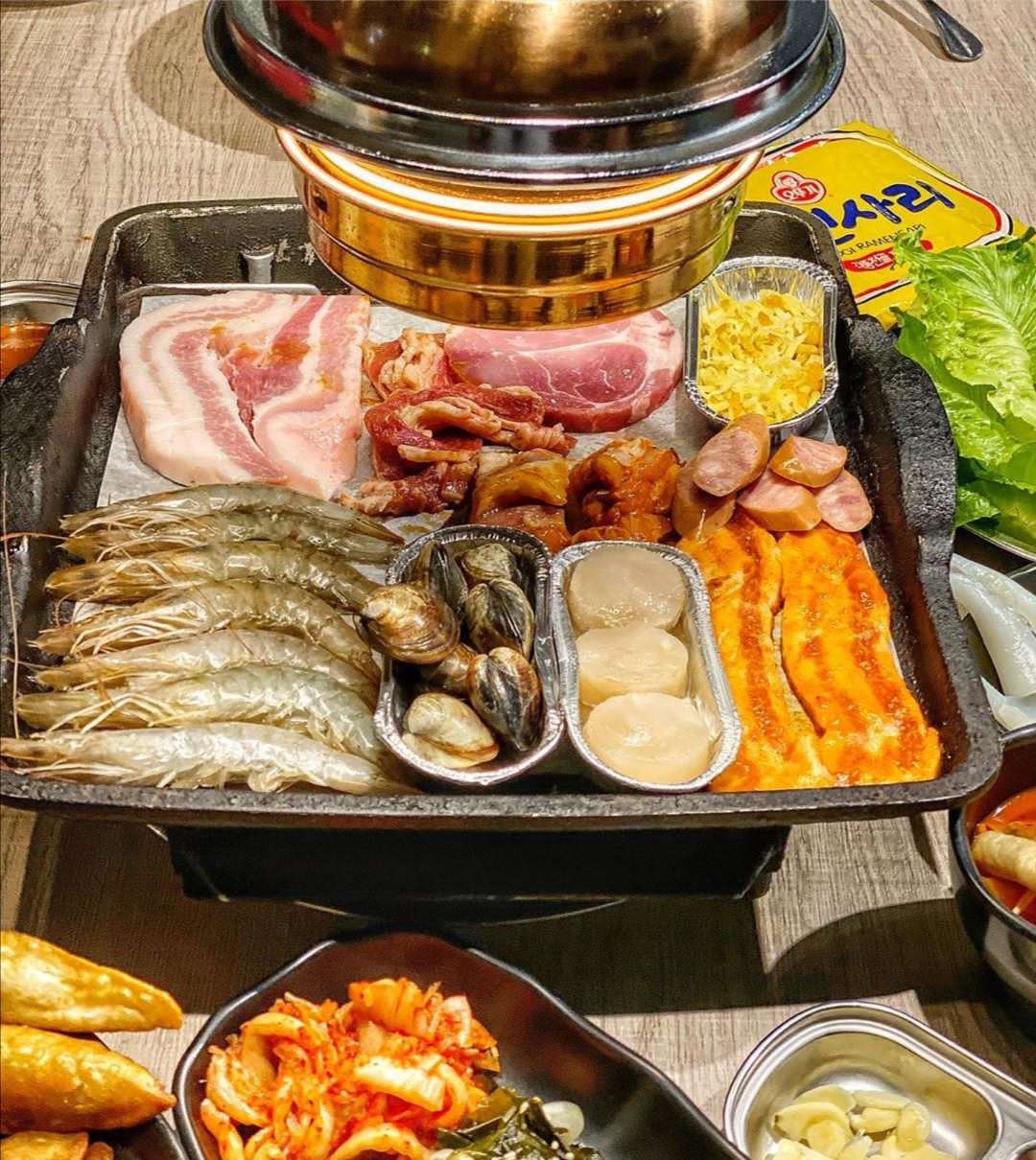 60元一位的烧烤自助餐,73元的烤肉自助餐