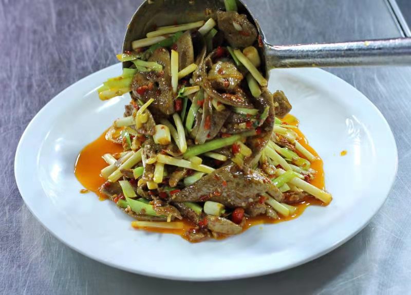 四川火爆腰花15秒,自贡火爆泡椒猪肝