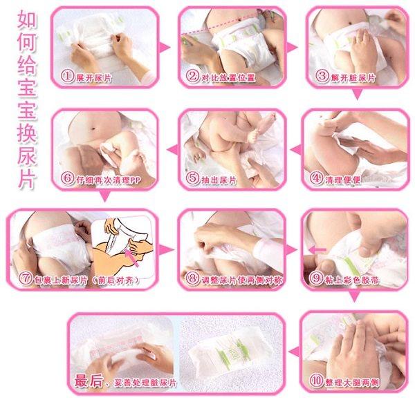 给宝宝换尿不湿的正确方法,如何正确给宝宝换尿不湿