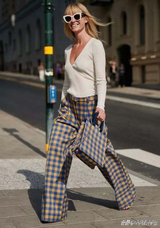 让造型一秒拥有风格的格纹裤,英伦风格子裤如何搭配