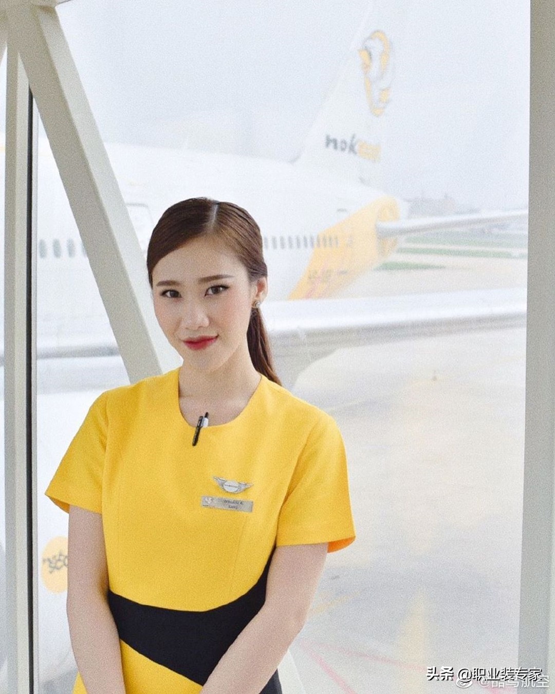 「世界航空服赏析」泰国酷鸟航空空姐制服清爽夏天感
