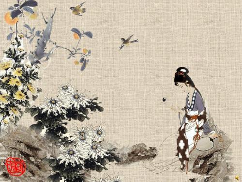 《醉花阴》李清照古诗朗诵拼音版,醉花阴李清照最经典的一句