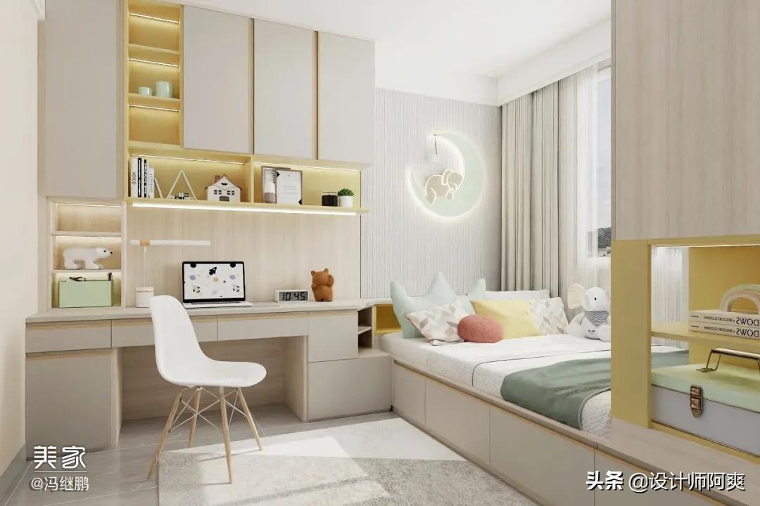 榻榻米设计卧室儿童小户型,阳台榻榻米书房效果图