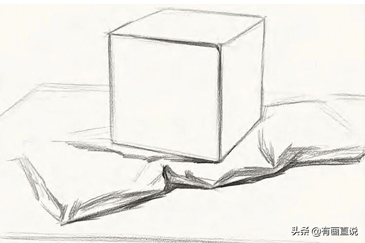 石膏几何素描临摹图片,几何石膏素描教学视频