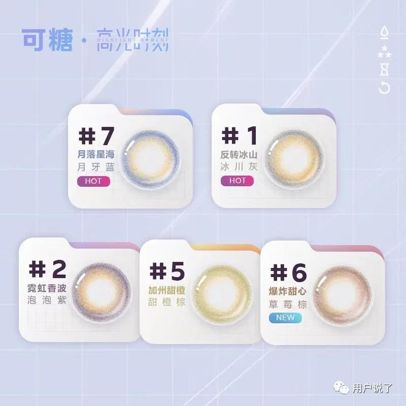 美瞳可啦啦跟moody哪个舒服,moody美瞳可糖高光