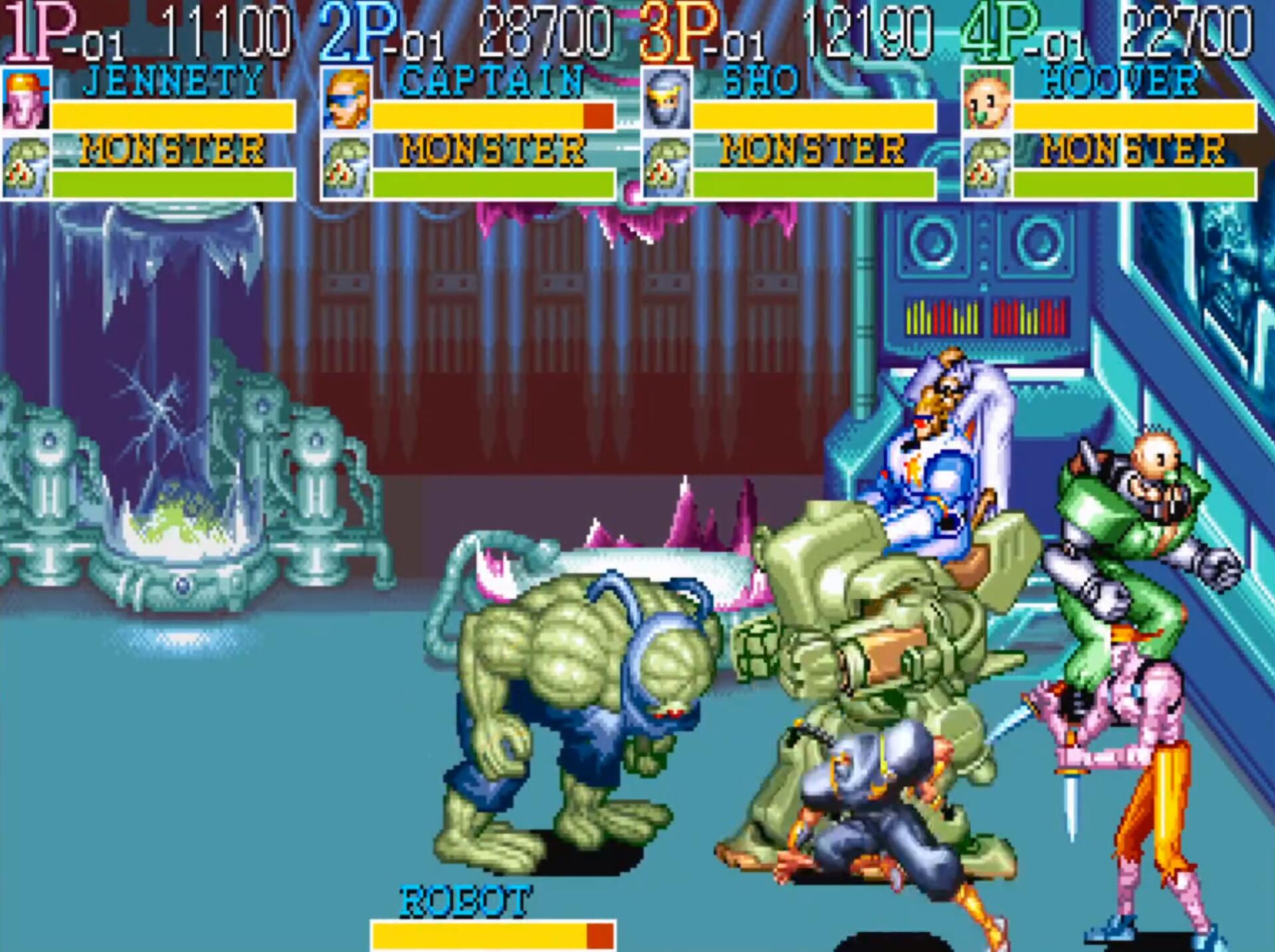 怀旧经典街机《名将》:打击改造人犯罪集团,四兄弟拯救银河系