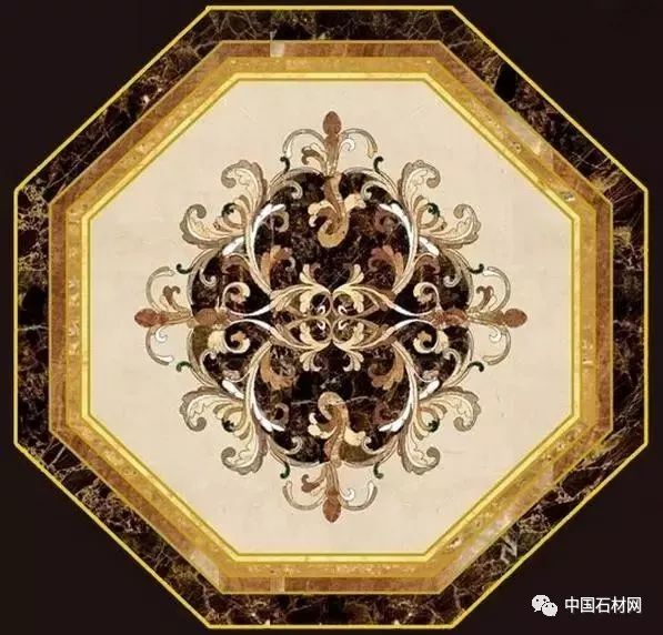 卫生间花洒水刀拼花效果图,水刀拼花图案效果图