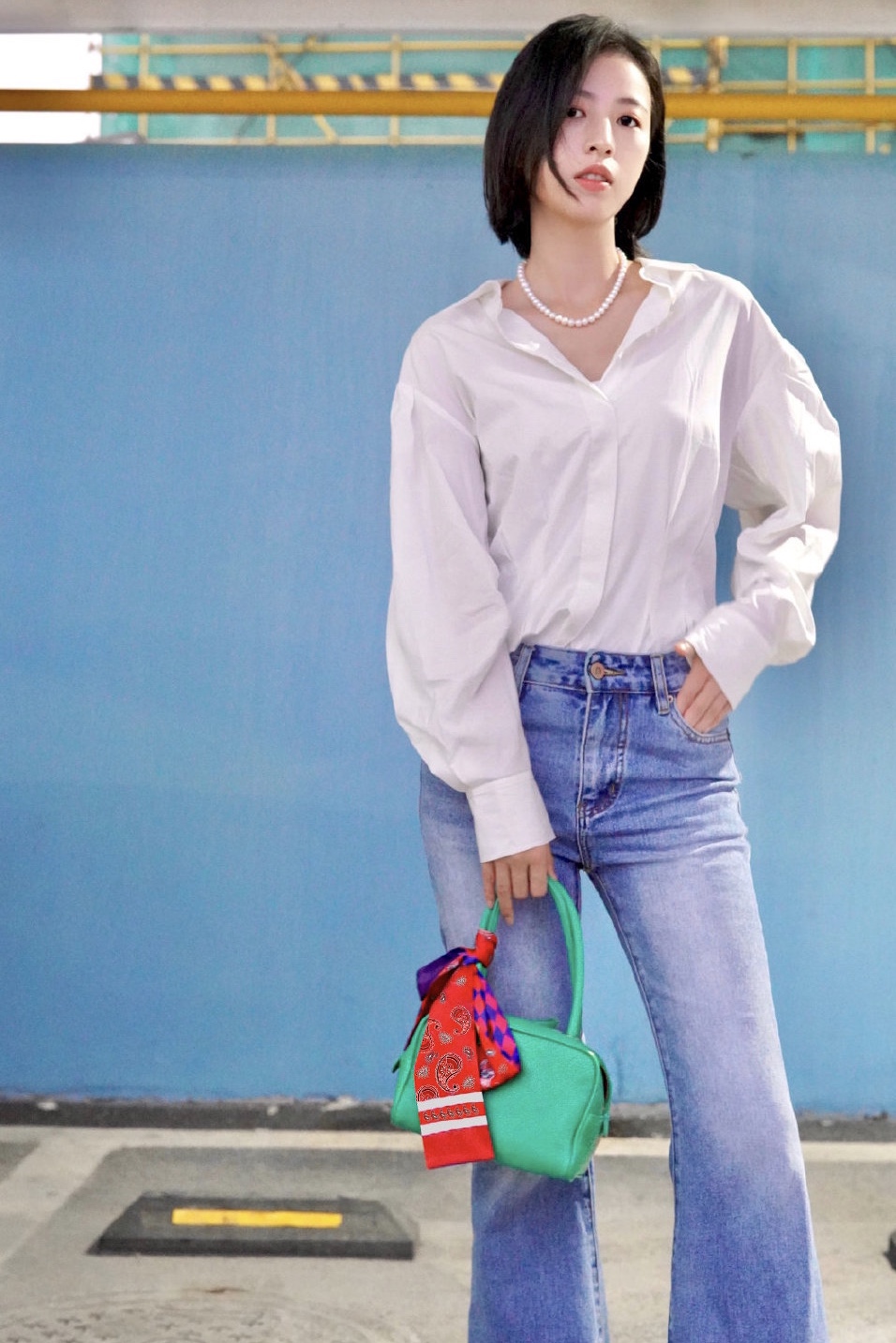 丝巾又有新玩法了,丝巾原来还能这么用