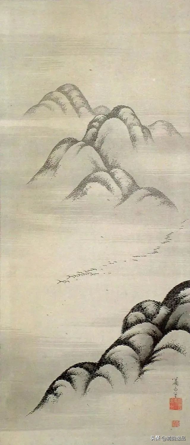 曾我萧白人物,300年前画家
