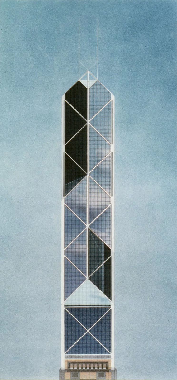 贝聿铭设计的香港中银大厦,香港中国银行大厦贝聿铭