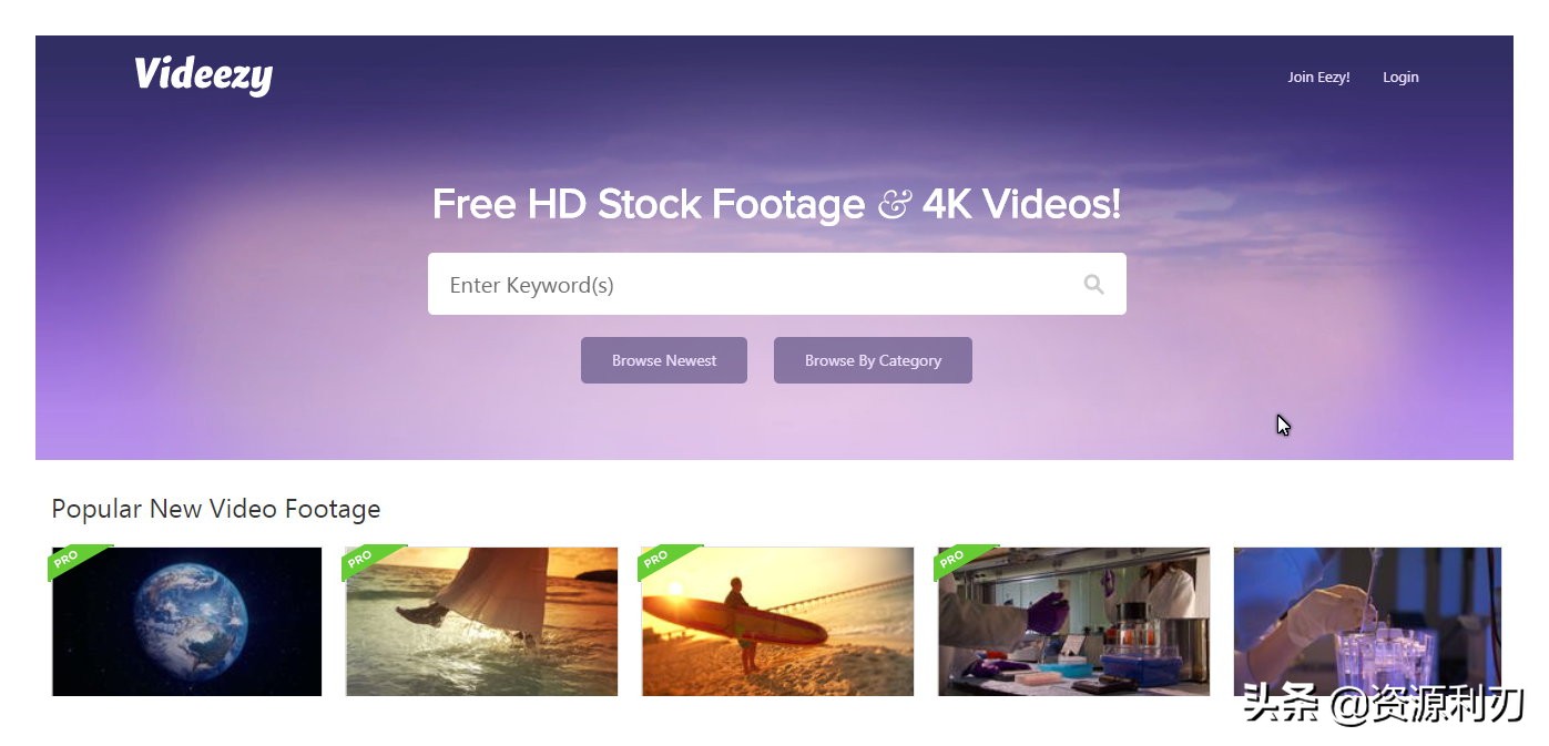 国内免费无版权短视频素材网站,国外免费视频素材网站推荐