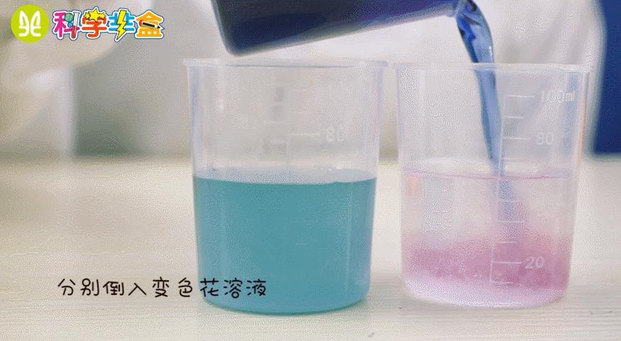 趣味实验水突然变色,酸碱变色实验