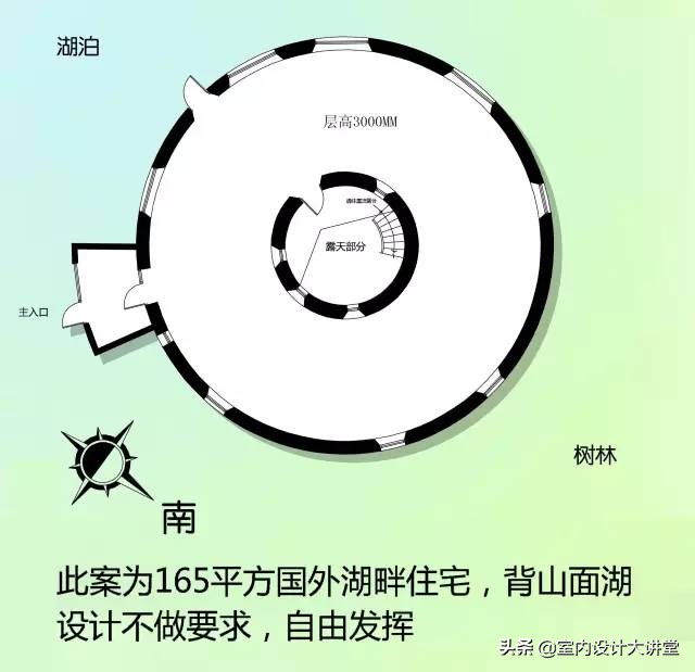 圆户型的多种设计方案,经典90方户型平面设计方案
