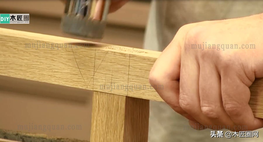 木匠手艺榫卯结构制作,木匠榫卯制作教程