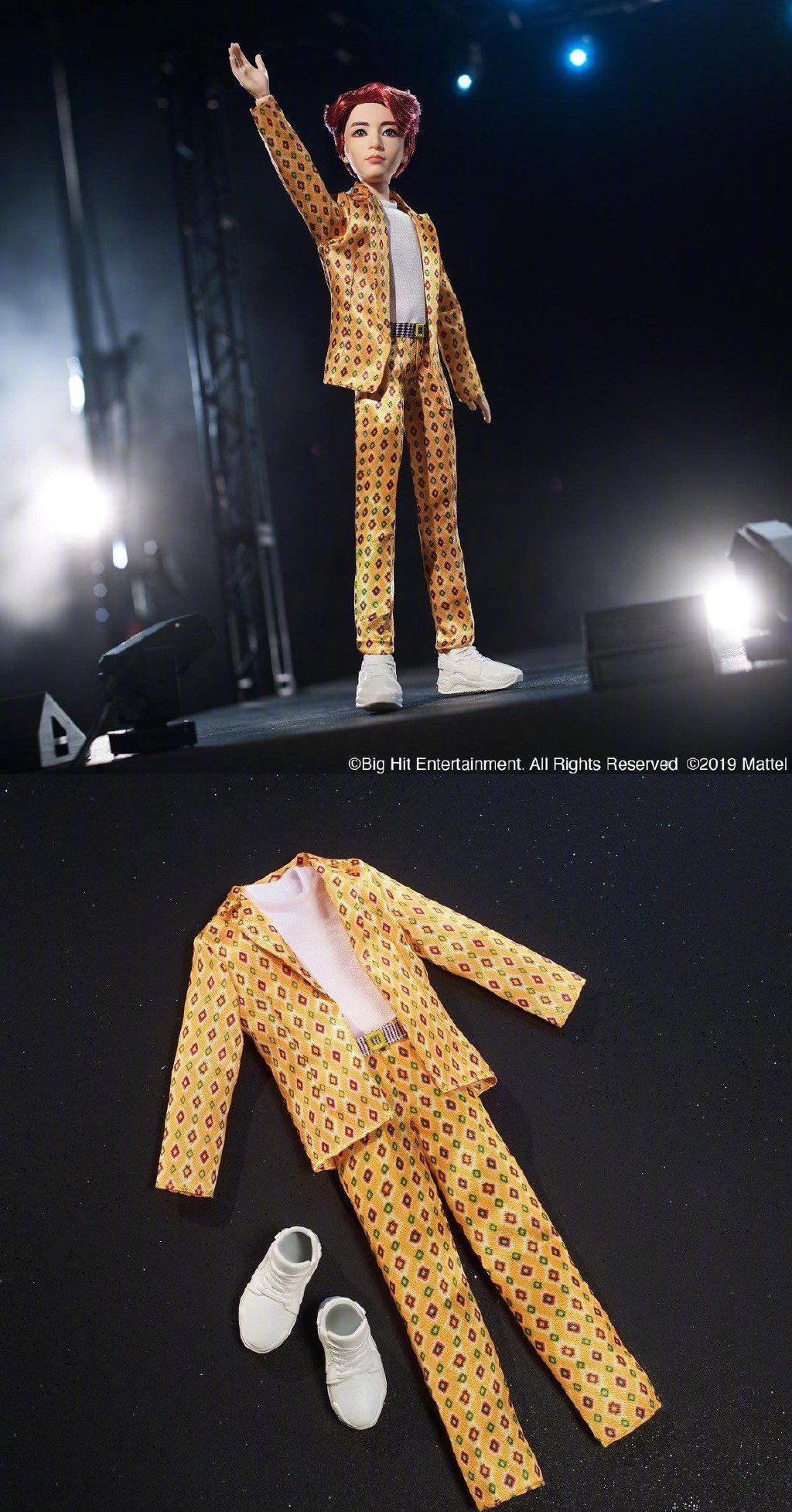 防弹少年团制作卡通玩偶,防弹少年团成员合作