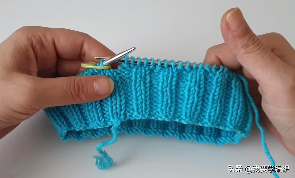 新手也能学会的一款帽子，成人孩子都适合，宝宝抽绳香肠帽教程