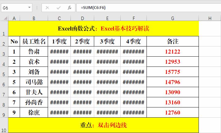 excel表格函数操作及应用技巧,excel函数公式操作技巧