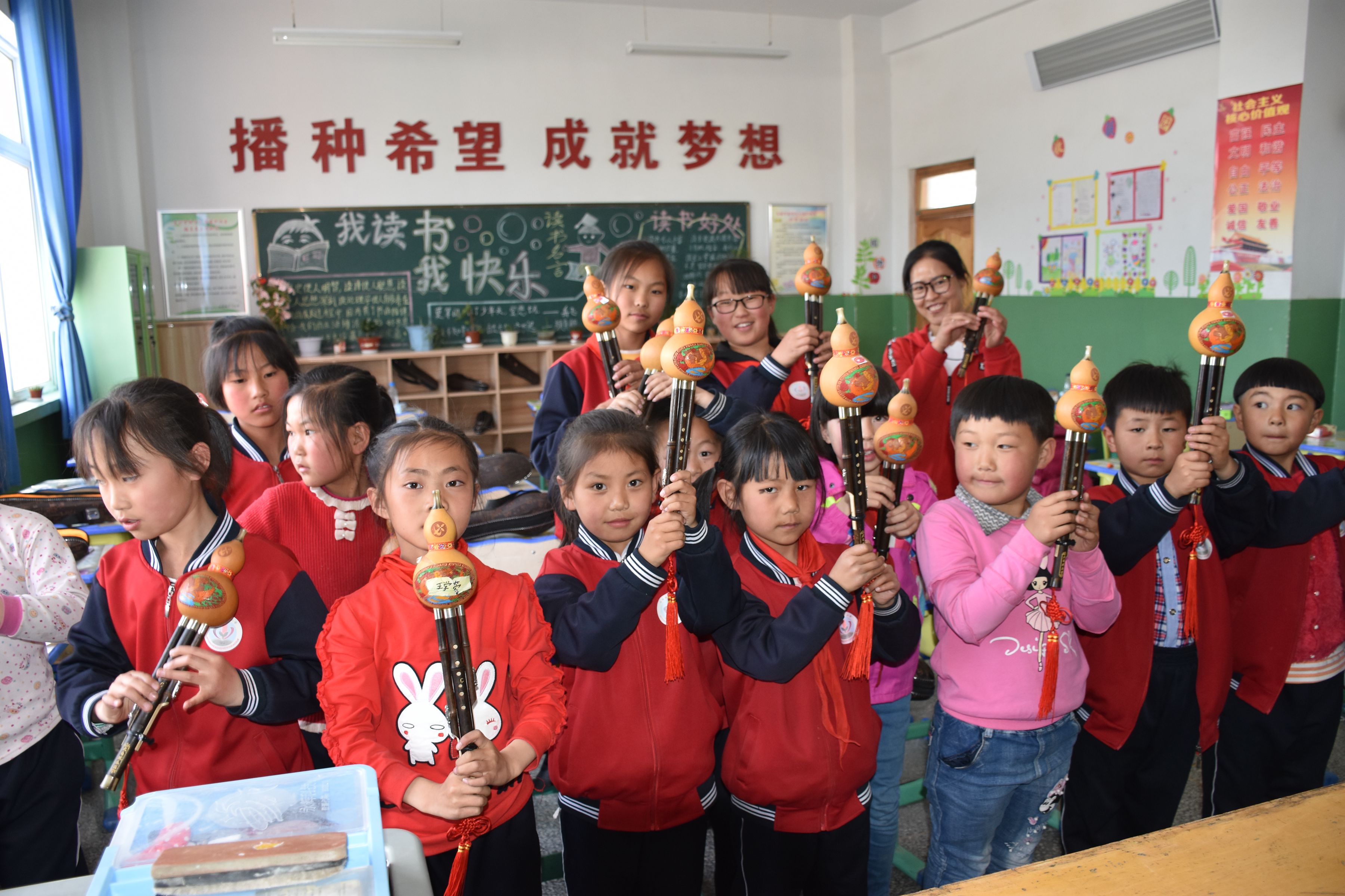 靖远县北滩镇中心小学,体验乡村小学