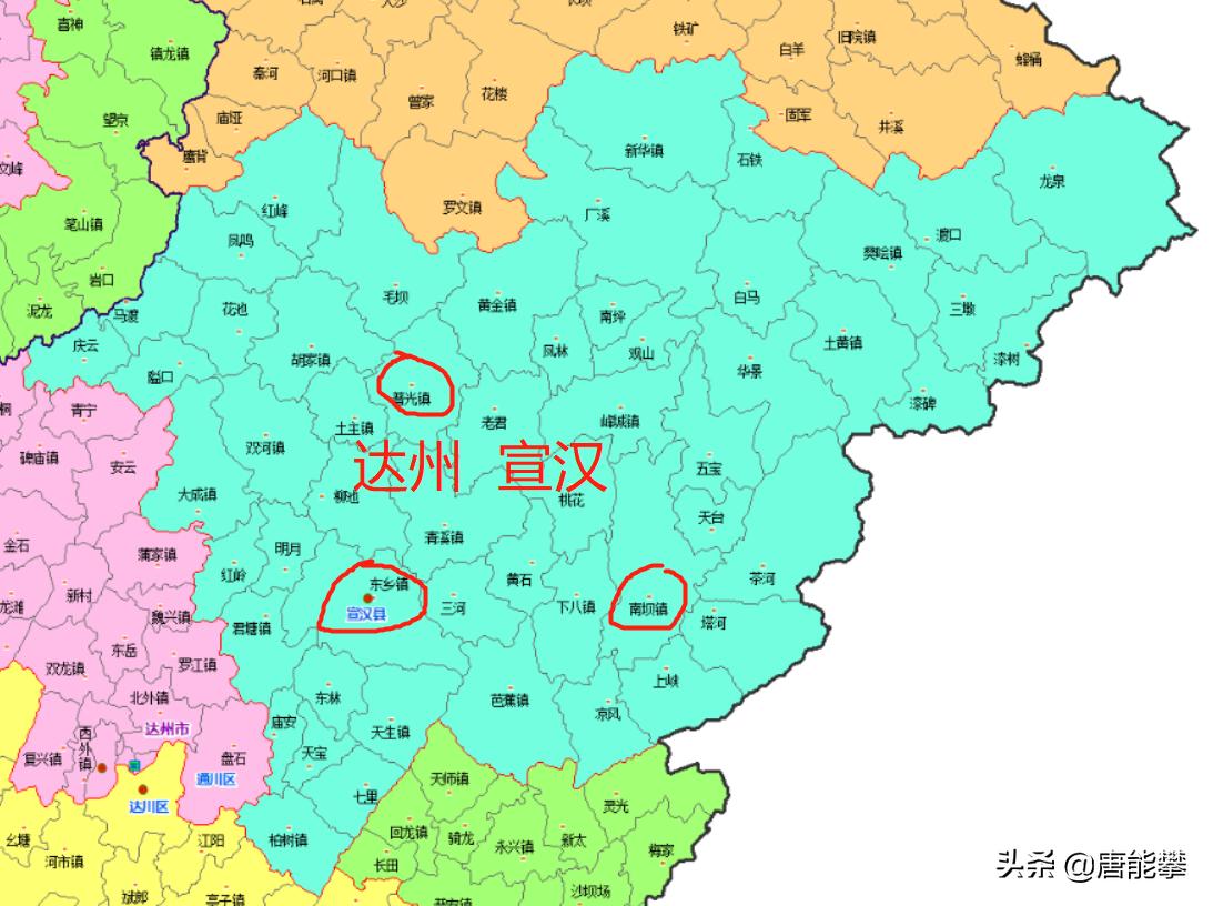 达州宣汉乡镇行政区划调整,达州市宣汉县的十年变化