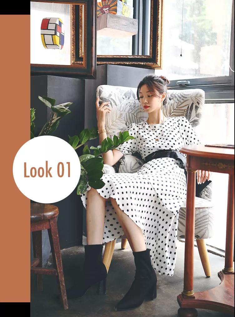 很好看不挑人的一款连衣裙,时髦显瘦又新颖的连衣裙