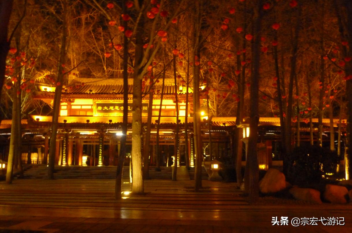 大雁塔拍视频突然灭灯,大雁塔掉的灯