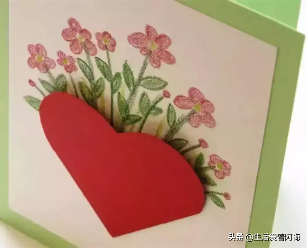 女儿亲手给老师做的教师节贺卡,老师你辛苦了教师节贺卡手工制作