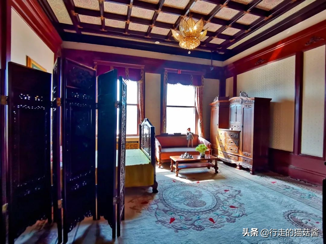 伪满皇宫博物院大气航拍,伪满皇宫各楼平面图