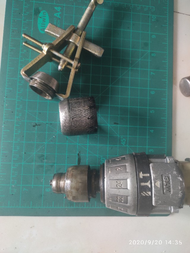 米沃奇夹头拆卸维修,米沃奇夹头的拆解