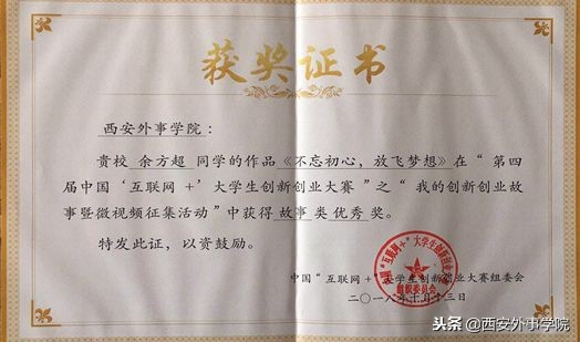 互联网+大学生创新创业大赛银奖,西安翻译学院互联网创新创业大赛