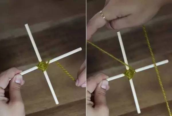 厉害，只用一次性筷子绕上毛线，开出曼荼罗花！附手工教程