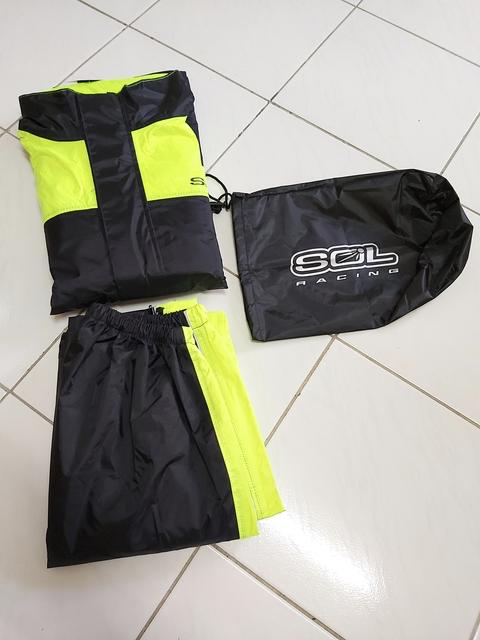 开箱体验，全新雨衣SOLSR-5运动型两件式骑行雨衣