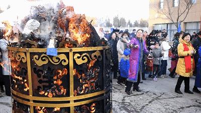 蒙古族小年祭火仪式,蒙古族祭火仪式一般几点开始