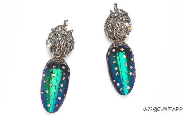 昆虫做的珠宝首饰,用昆虫做的艺术品