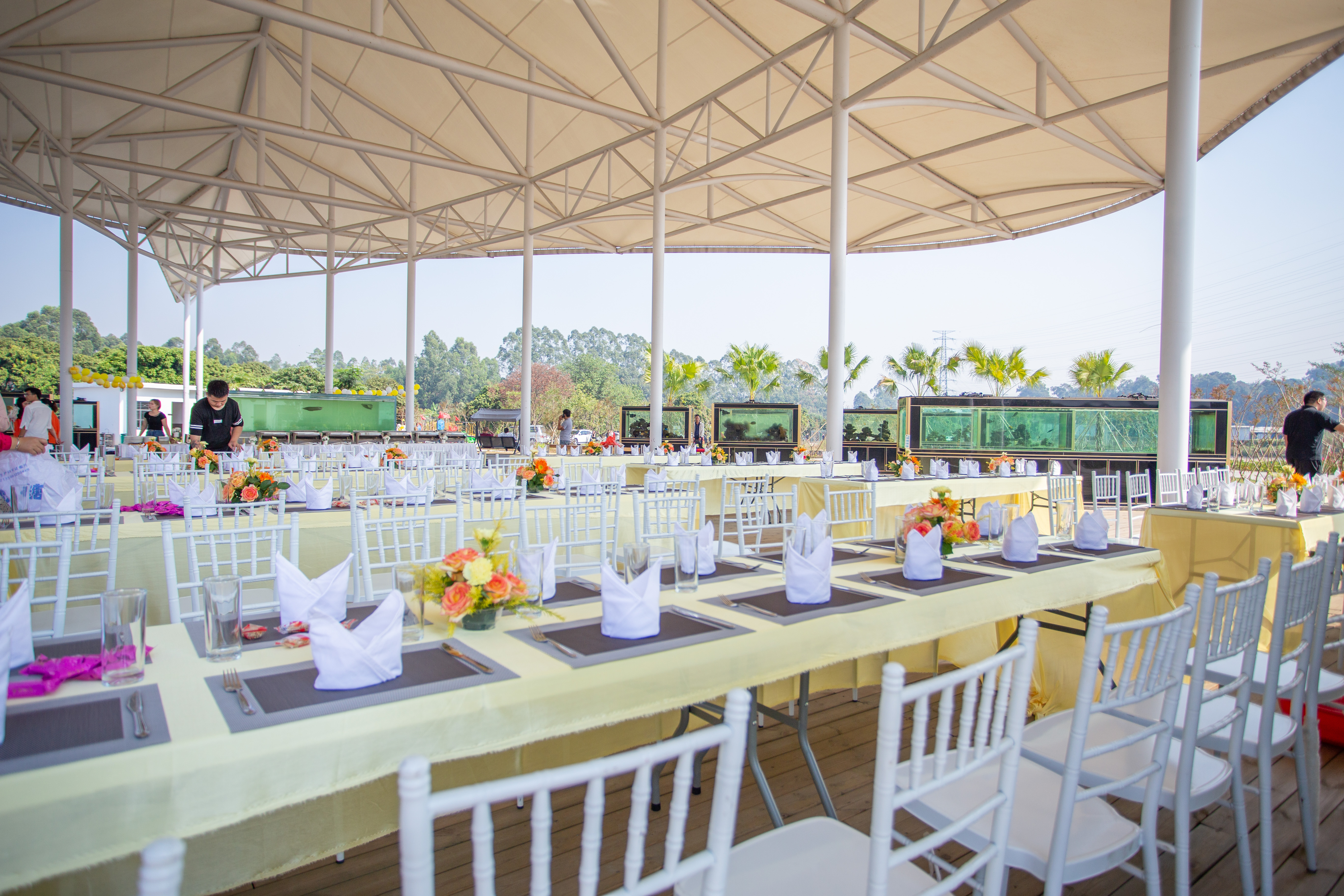 东莞草坪婚礼,户外婚礼真实现场