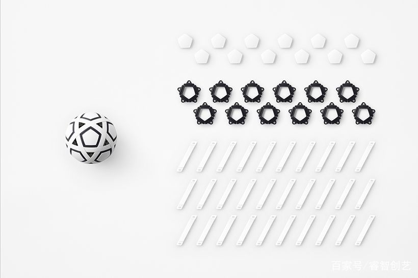 来自竹编球的灵感——nendo免充气足球