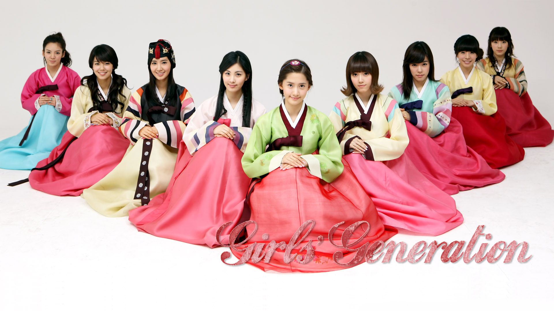 少女时代壁纸超清全面屏,韩国组合少女时代美女壁纸