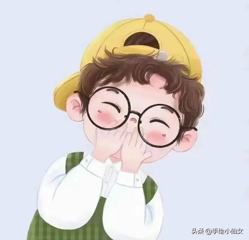超萌超清晰的小孩情侣头像,情侣头像萌娃一男一女两张分开