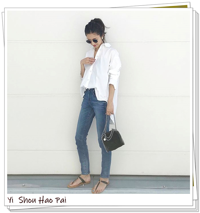掌握这3个小技巧基础款衬衫穿搭,衬衫搭配小技巧春季也能很时髦