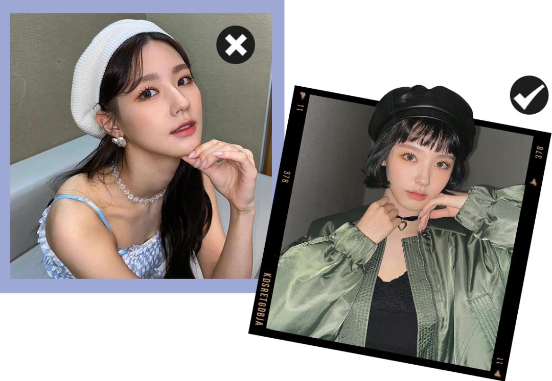 皮肤白脸圆戴什么颜色帽子,脸圆头大戴什么帽子好看男