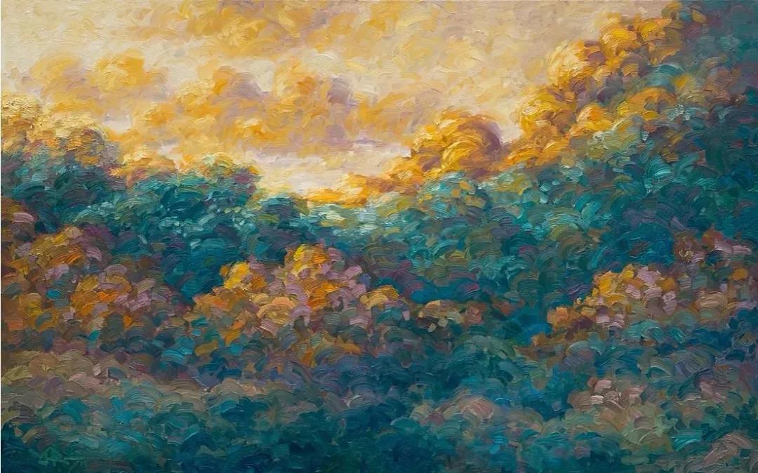 唯美壮丽的印象派风景油画,意境优美的古典风景油画欣赏