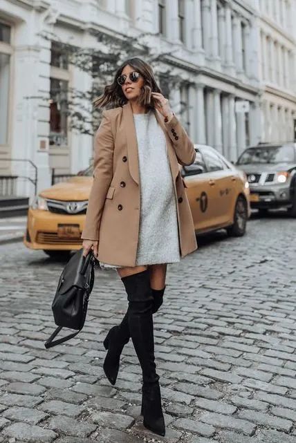 驼色大衣多种风格穿搭攻略,驼色大衣的高级感穿搭示范