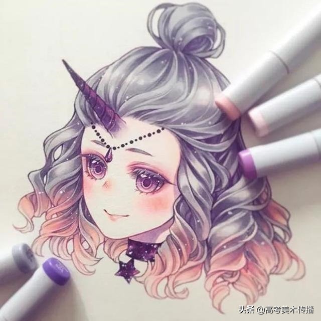 马克笔教程怎么涂肤色,马克笔要怎样涂才能涂到好看呢