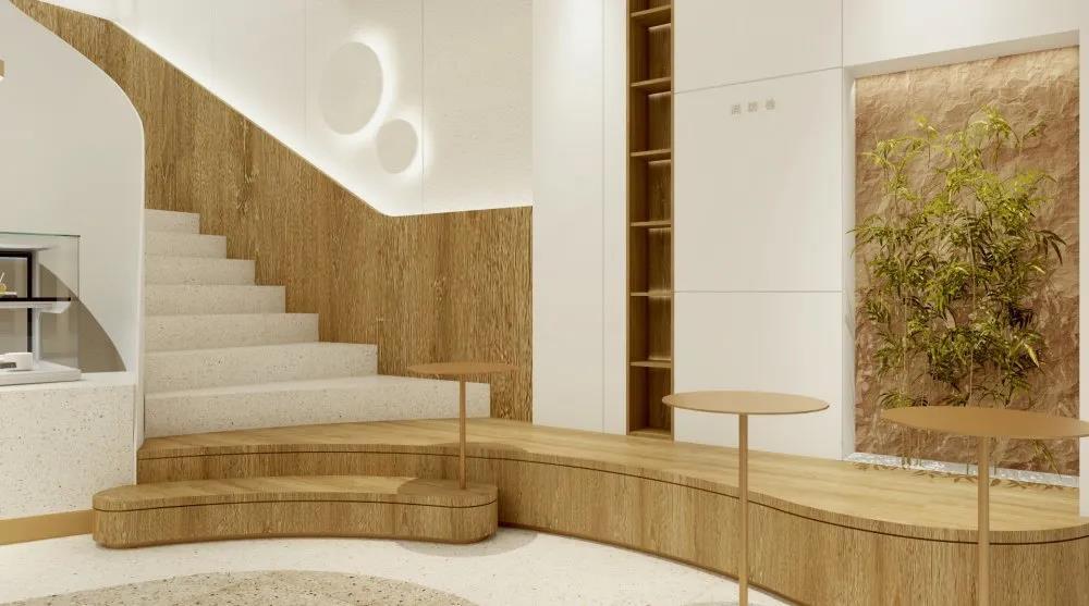 蛋糕店简装修风格图片,新中式蛋糕店极简风格