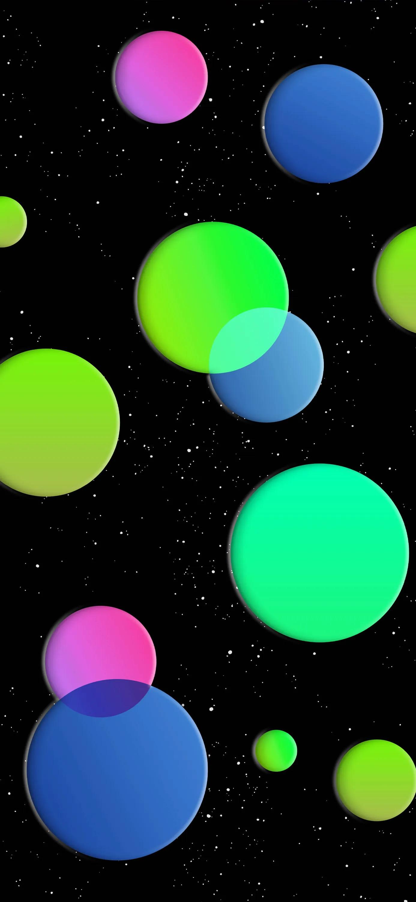 黑白圆形壁纸高清大图,创意炫彩手机壁纸