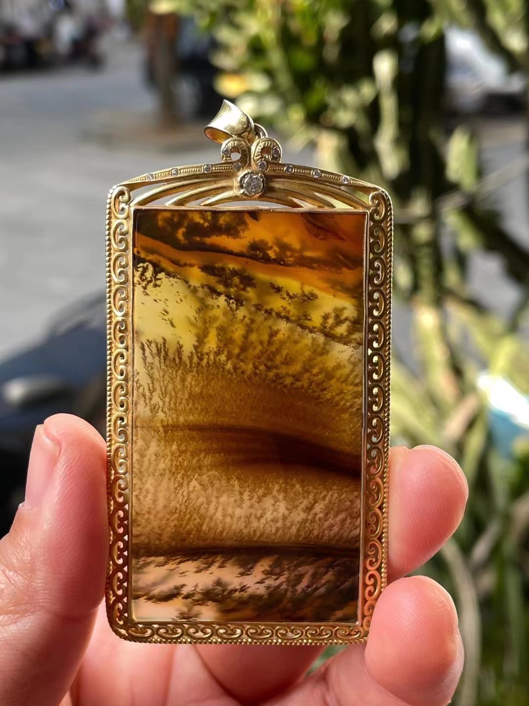 黄龙玉水草花与海洋玉髓,国玉黄龙玉水草花