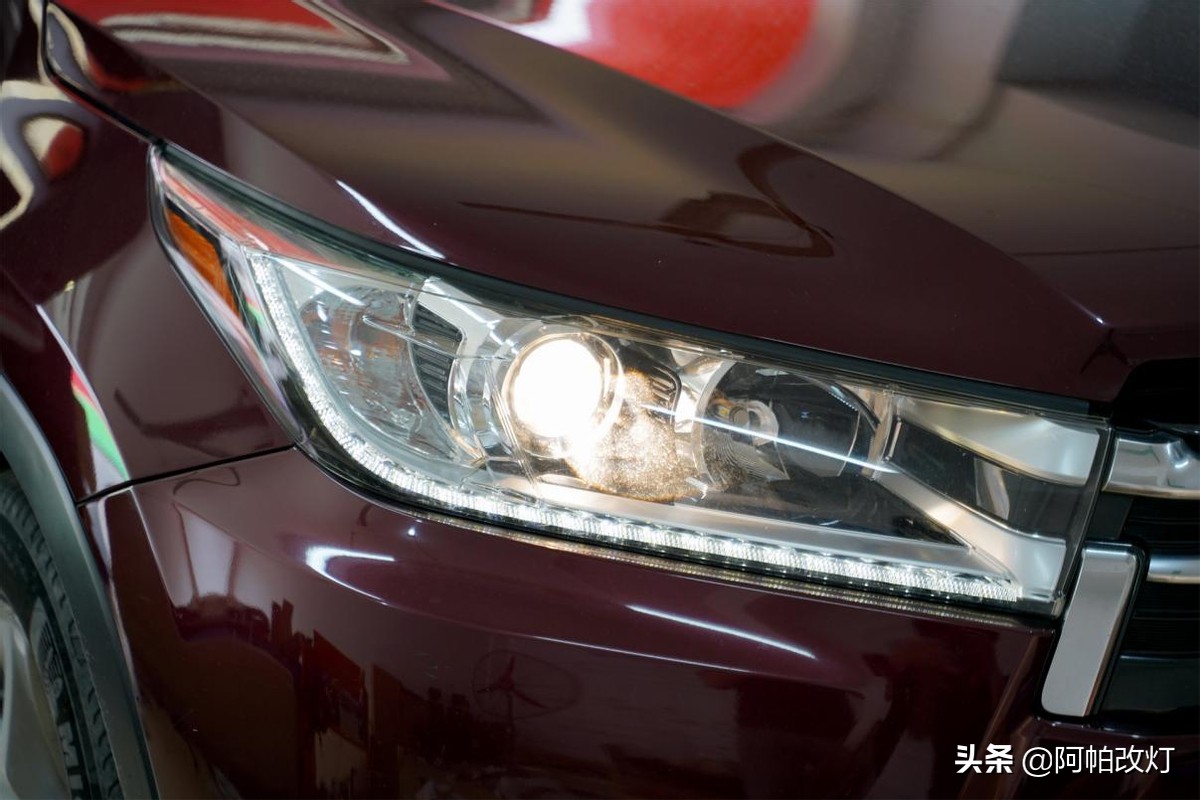 汉兰达卤素灯改led灯有必要吗,广州汉兰达改灯光多少钱