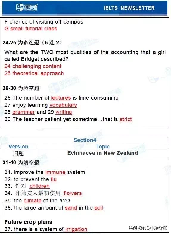 雅思考试原题,8月11日雅思考试回顾