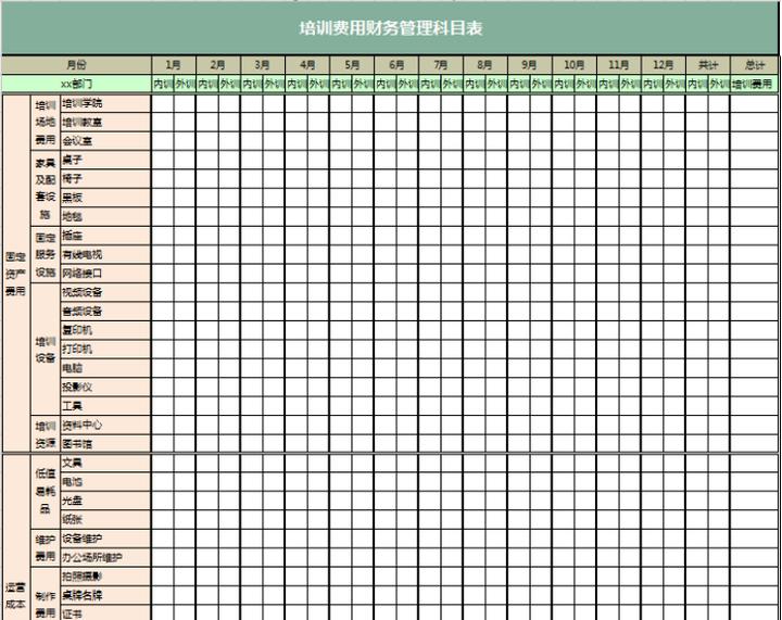 excel财务做账实用技巧,财务会计做账表格教程